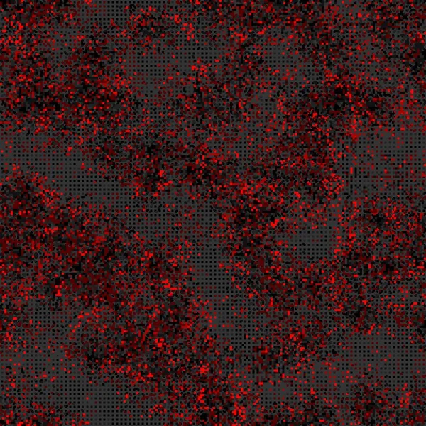 Texture Military Digital Red Brown Rust Camouflage Seamless Pattern Abstract — ストックベクタ