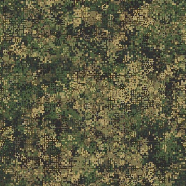 Texture Forêt Universelle Camouflage Militaire Désertique Motif Sans Couture Woddland — Image vectorielle
