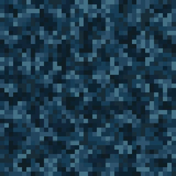 Naadloze Stedelijke Marine Maskeren Camouflage Patroon Kleurrijke Pixel Vlekken Achtergrond — Stockvector