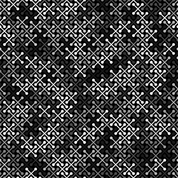Modèle Sans Couture Vectoriel Fond Abstrait Hipster Impression Géométrique Monochrome — Image vectorielle