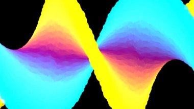 Soyut mor daireler yüksek teknolojili dijital enerji hareketi soyut arkaplan. 4k Döngü Video DNA molekül yapısı. Renkli görselleri araştır biyoloji gösterge paneli