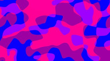 Sıcak psikedelik pembe ve mor renklerde akan sıvı formlarının canlı soyut animasyonu. Enerjik, tuhaf ve renkli bir geçmişi var. Yumuşak gevşetici hareketli soyut lav lambası efekti.