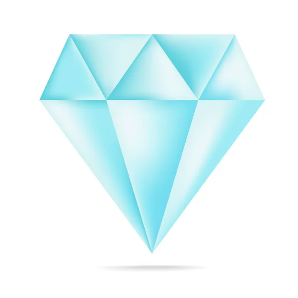 Diamant Dessin Animé Style Vectoriel Illustration Design Illustration De Stock