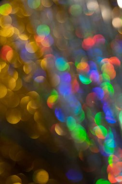 Çok renkli gökkuşağı büyük bokeh efekti arkaplanı