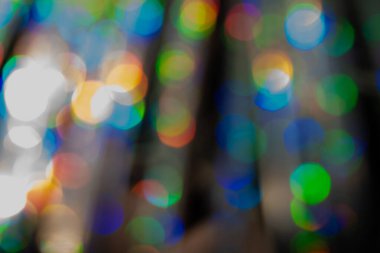 Çok renkli gökkuşağı büyük bokeh efekti arkaplanı