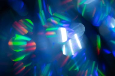 Çok renkli gökkuşağı büyük bokeh efekti arkaplanı