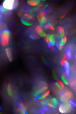 Çok renkli gökkuşağı büyük bokeh efekti arkaplanı