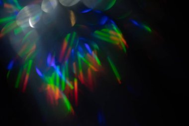 Çok renkli gökkuşağı büyük bokeh efekti arkaplanı