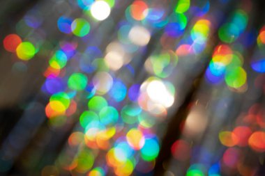 Çok renkli gökkuşağı büyük bokeh efekti arkaplanı