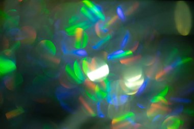 Çok renkli gökkuşağı büyük bokeh efekti arkaplanı