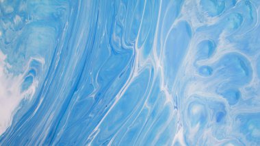 Yaratıcı soyut el boyası arka plan, duvar kağıdı, doku fırça darbeleriyle tuvale akrilik resmin yakın plan bir parçası. Modern sanat. Çağdaş sanat.