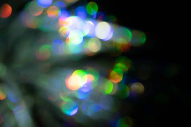 Çok renkli gökkuşağı büyük bokeh efekti arkaplanı