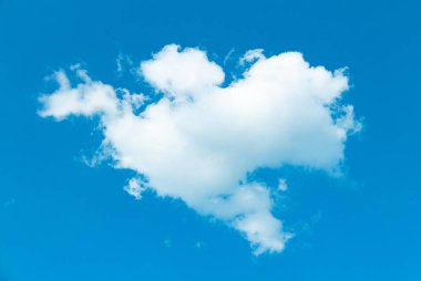 Bulutlara yakın mavi gökyüzü