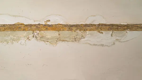 stock image Damage ceiling from water pipelines leakage. Housing problem concept