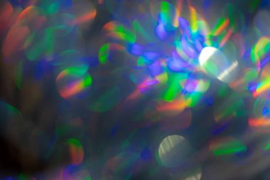 Çok renkli gökkuşağı büyük bokeh efekti arkaplanı