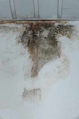 Su boru hatları sızıntısı hasar tavan. Konut problemi konsepti