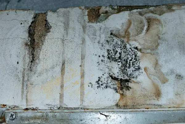 Su boru hatları sızıntısı hasar tavan. Konut problemi konsepti