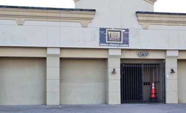 Houston, Texas USA 01-23-2023: Youth Lounge nightclub building exterior in Houston TX. Local nightlife social hangout.