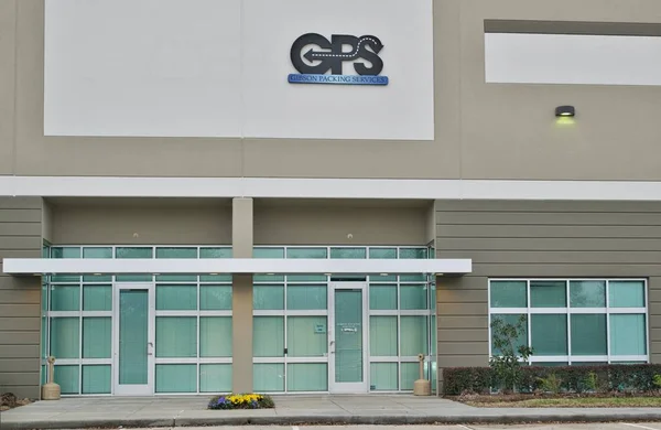 Houston Texas Usa 2023 Gps Gibson Packing Services Office Building — Foto de Stock