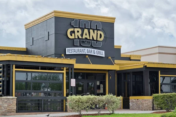 Houston Texas Estados Unidos 2023 100 Grand Restaurant Bar Grill — Foto de Stock