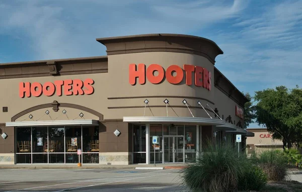 Houston Texas Usa 2023 Hooters Ristorante Bar Esterno Houston Texas — Foto Stock