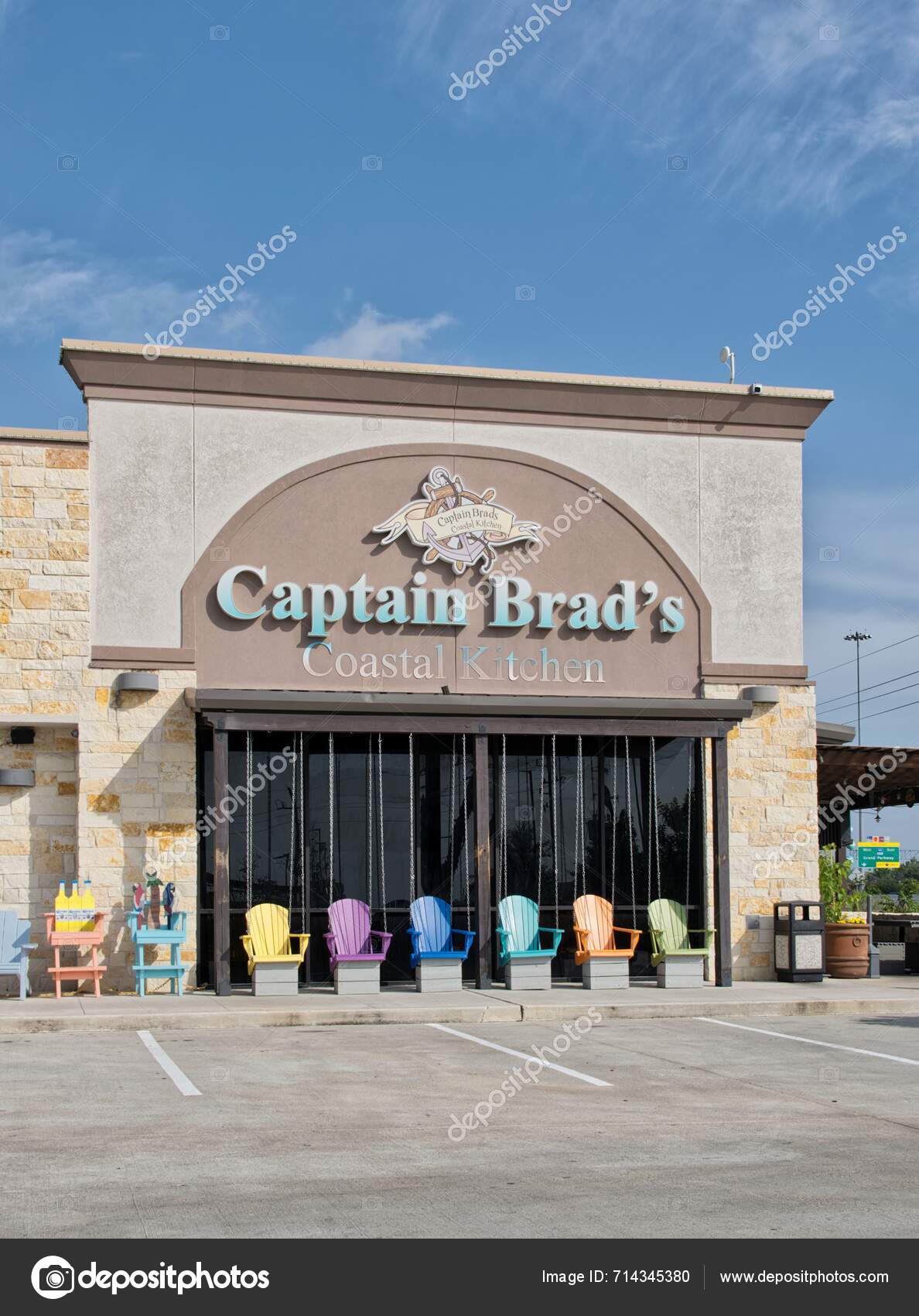 Tomball Texas Usa 2024 Captain Brad's Coastal Kitchen Seafood