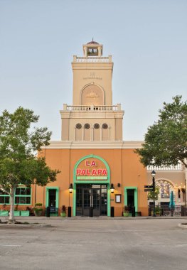 Houston, Teksas ABD 06-23-2024: La Palapa kıyı kantininin dışı.