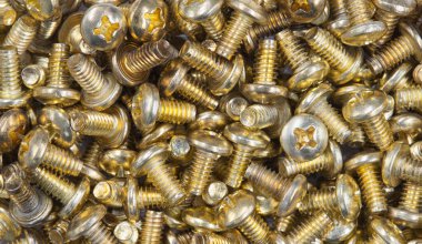 Phillips Ovalhead altın vidaları dağınık iş araçları donanım aksesuarları.