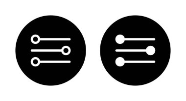 Çember arkaplanda izole edilmiş ayar, tercihler, ayar simgesi vektörü
