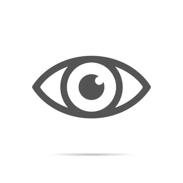 Eye Icon Vector Stile Trendy Visualizza Concetto — Vettoriale Stock
