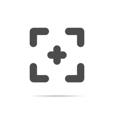 Moda biçiminde hedef simge vektörüne odaklan