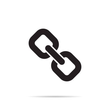 Düz biçimli zincir linki vektörü