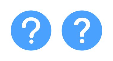 Soru işareti, düz konseptte simge vektörünü desteklemeye yardım et