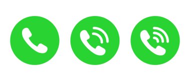 Telefon çalma ikonu. Telefon çalma sembolü vektörü