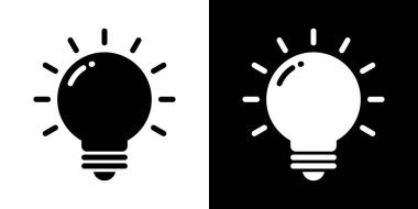 Moda biçiminde ampul simgesi vektörü