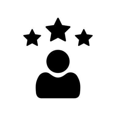 3 yıldızlı basit avatar simgesi