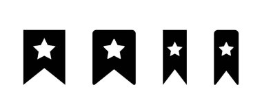 Yer imi favori simgesi genel tarzda ayarlandı. Yıldız konsepti ile sayfa işareti