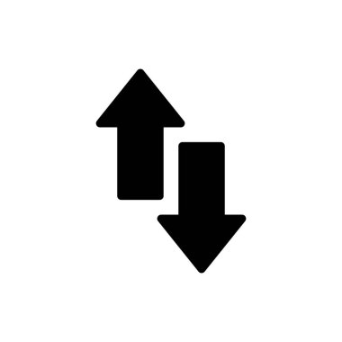 Yukardaki ok ikonu yuvarlak köşede. Yukarı doğru ok işareti işareti işareti