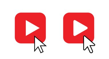 İmleç simgesini çal. Canlı video ui ögesi