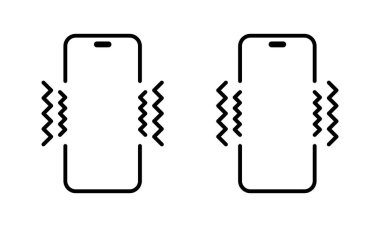 Akıllı telefon titreşim ikonunu arıyorum. Titreşen telefon işareti sembolü