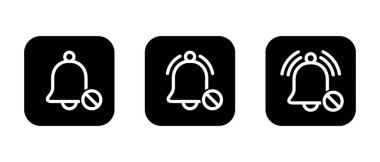 Siyah karede çan yasağı simgesi yok. Bildirim simgesini kapat