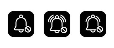 Siyah karede çan simgesi yok. Bildirim simgesini kapat