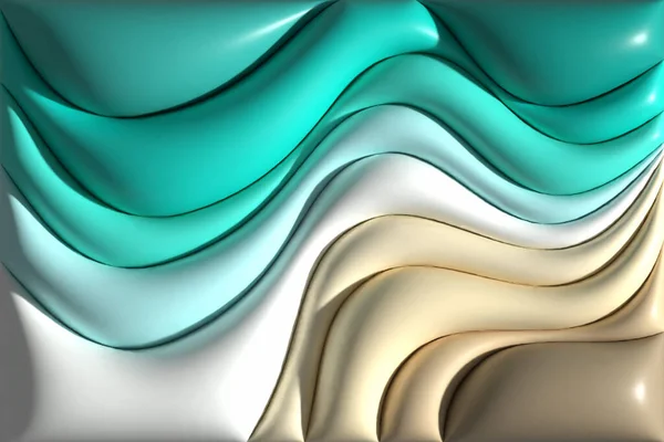 Welle Glänzend Licht Flüssigkeit Kunststoff Dynamische Flüssigkeit Abstrakte Kunst Hintergrund — Stockfoto