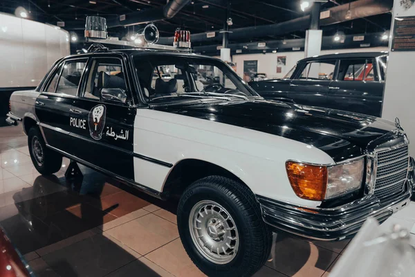 2021 Sharjah Eau Voiture Police Mercedes 1976 Aux Emirats Arabes — Photo