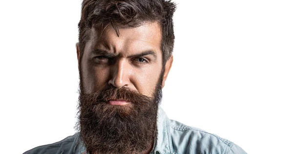 Portrait Brutal Bearded Man Portrait Masculinity Sexy Look Male Hipster — Stock Photo, Image