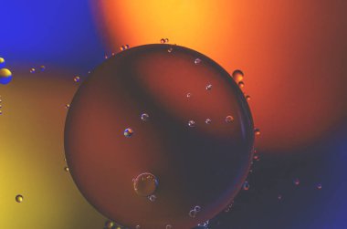 Kozmos. Renkli soyut arkaplan Renkli Baloncuklar