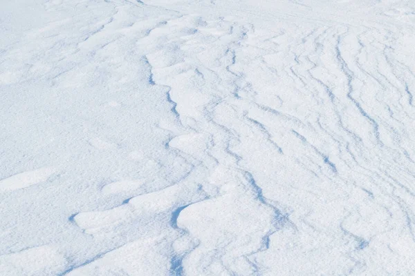 Textura Fresca Nieve Invierno Fondo Liso Polvo Nadie —  Fotos de Stock
