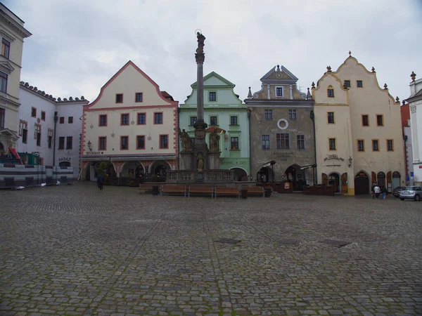 Esk Krumlov Είναι Μια Πόλη Της Τσεχίας Μεγάλωσε Γύρω Από — Φωτογραφία Αρχείου