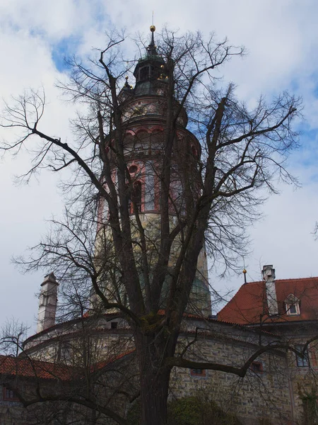 Esk Krumlov Czech Republic City Grew Gothic Castle — Stock Photo, Image