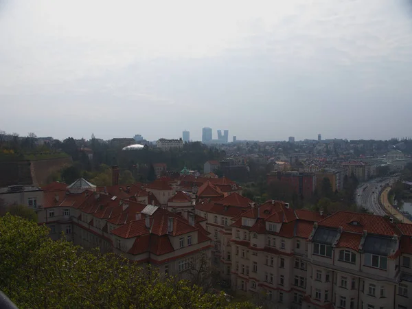 Прага Дорівнює Парижу Точки Зору Краси — стокове фото